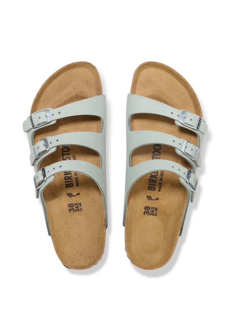 Πράσινο - Birkenstock Florida Δέρμα Nubuck Σανδάλια - Εικόνα 3 από 3 Πράσινο - Birkenstock Florida Δέρμα Nubuck Σανδάλια - Εικόνα 3 από 3