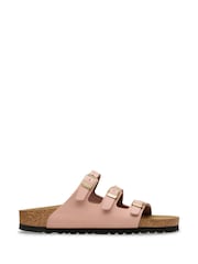 Birkenstock Pink Florida Nubuck Sandals - Image 1 of 6