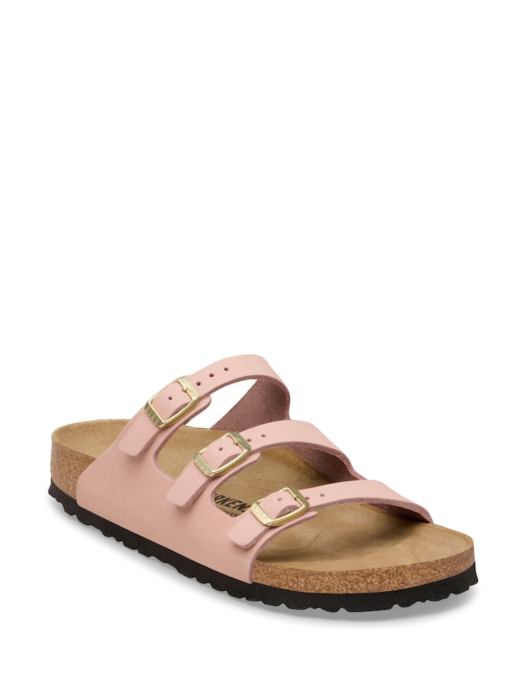 Birkenstock Pink Florida Nubuck Sandals - Image 2 of 6
