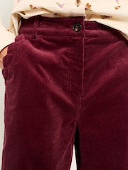 შინდისფერი წითელი - FatFace Wide Leg Cord Trousers - სურათი 4 5-დან