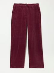 შინდისფერი წითელი - FatFace Wide Leg Cord Trousers - სურათი 5 5-დან