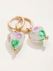 Pendientes de corazón FatFace - Imagen 2 de 2