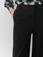 Black Wide Leg Tailored Trousers - Image 4 of 8