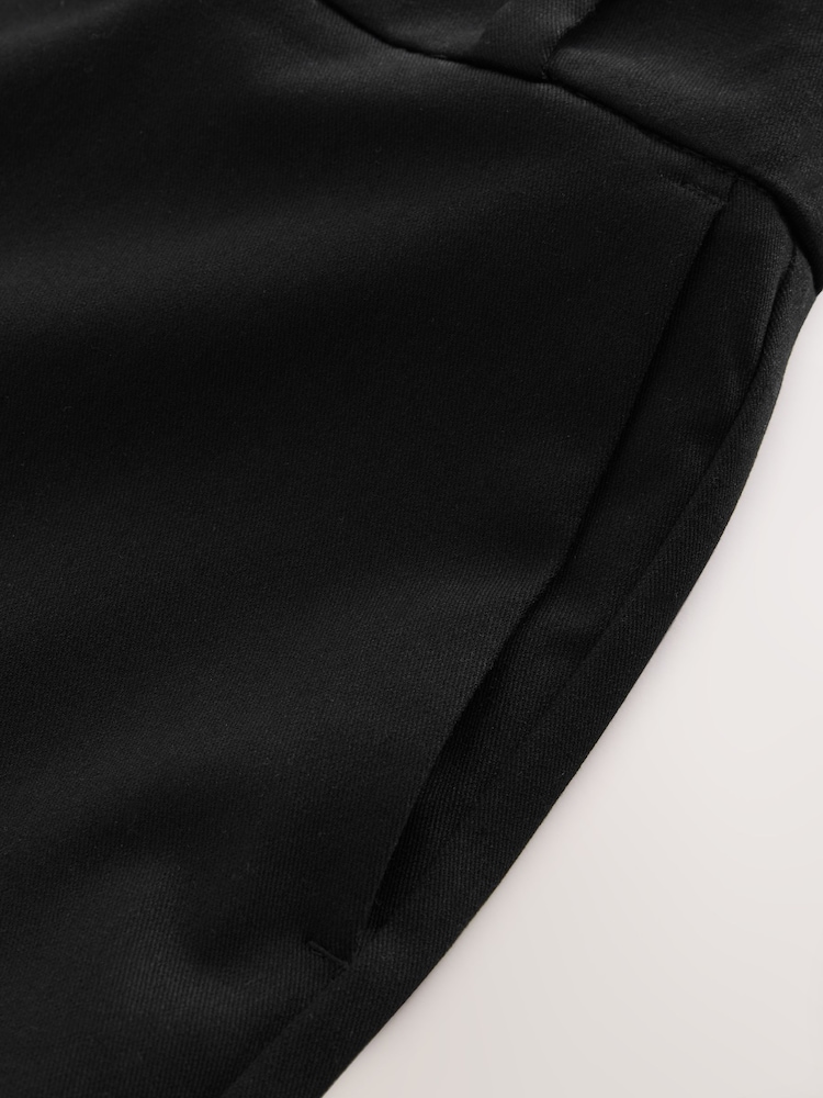 Black Wide Leg Tailored Trousers - Image 8 of 8