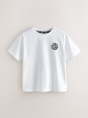 smALLSAINTS Waved Oversized Crew Neck T-Shirt - Imaginea 5 din 8