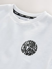 smALLSAINTS Waved Oversized Crew Neck T-Shirt - Imaginea 7 din 8