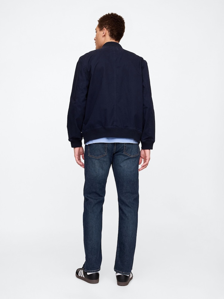 Gap Dark Indigo Straight Jeans - Image 2 of 7 Gap Dark Indigo Straight Jeans - Image 2 of 7