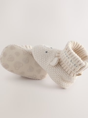 Neutral Bear Baby Sock Top Boot Shoes (0-18mths) - Image 4 of 5