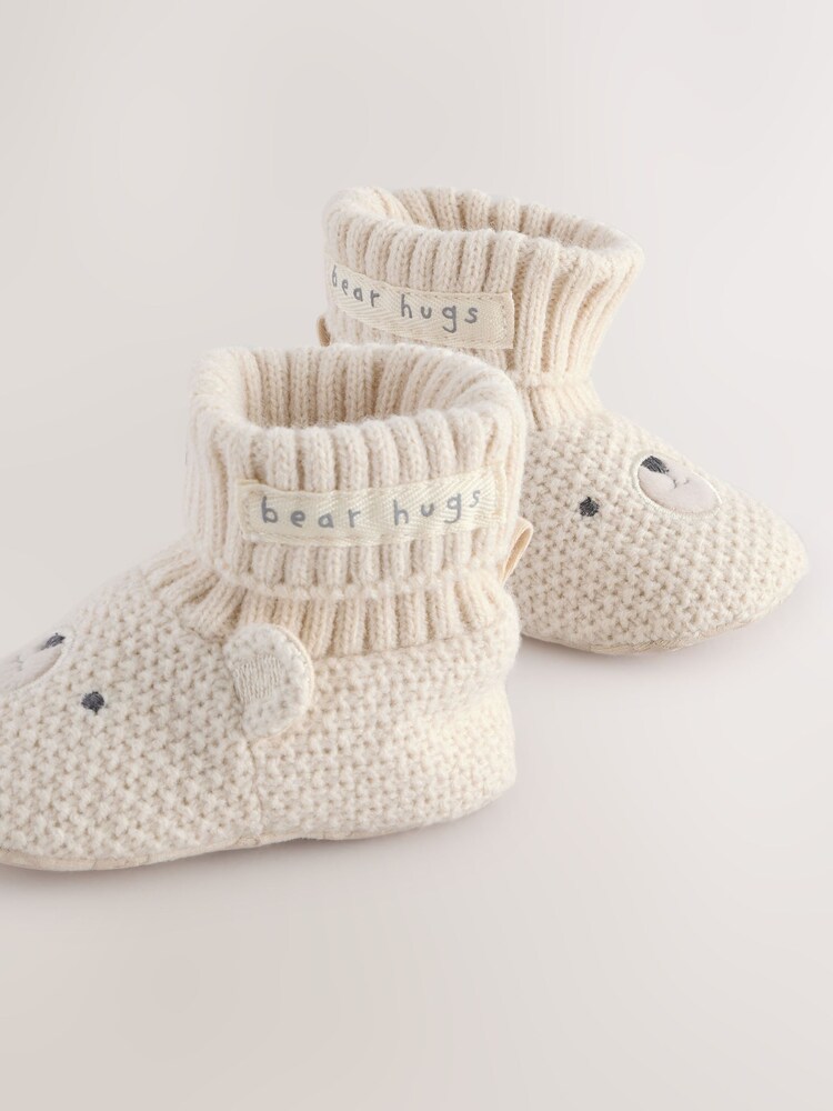 Neutral Bear Baby Sock Top Boot Shoes (0-18mths) - Image 5 of 5