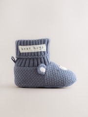Blue Bear Baby Sock Top Boot Shoes (0-18mths) - Image 2 of 6