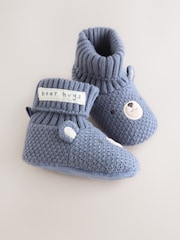 Blue Bear Baby Sock Top Boot Shoes (0-18mths) - Image 3 of 6