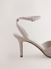 Bone Forever Comfort® Leather Ruched Heeled Sandals - Image 3 of 5