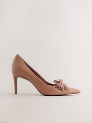 Camel Forever Comfort® Leather Tassel Court Shoes - Image 1 of 5