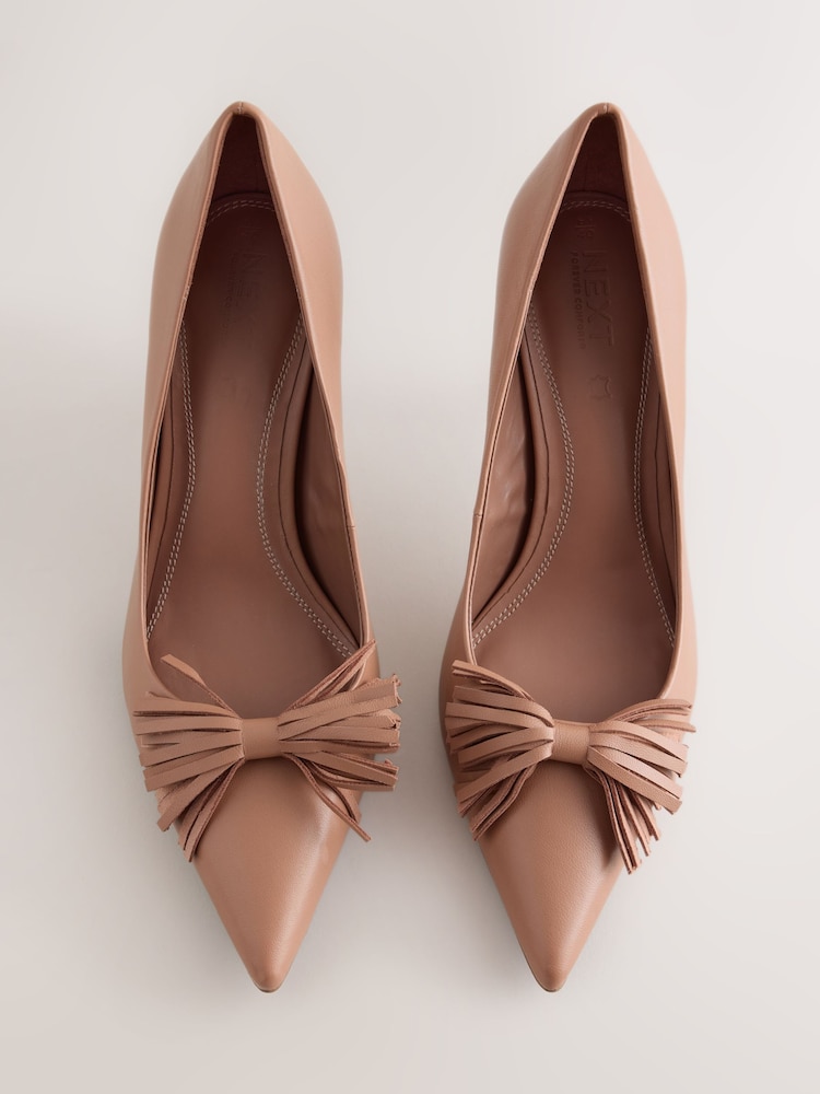 Camel Forever Comfort® Leather Tassel Court Shoes - Image 2 of 5