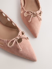 Rosérosa - Forever Comfort® Suede Low Cut Out Heels - Bild 8 von 10