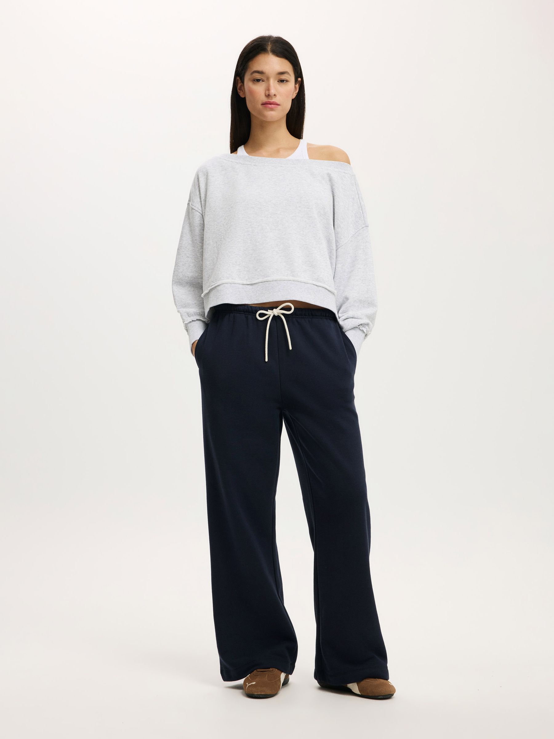 Buy Cotton On Grey Off Shoulder Sweatshirt from Next USA