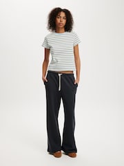 Cotton On Blue Wide Leg Joggers - Image 1 of 4