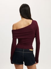 Cotton On One Shoulder Base Layer Long Sleeve Top - 4şəkildən 3 şəkil