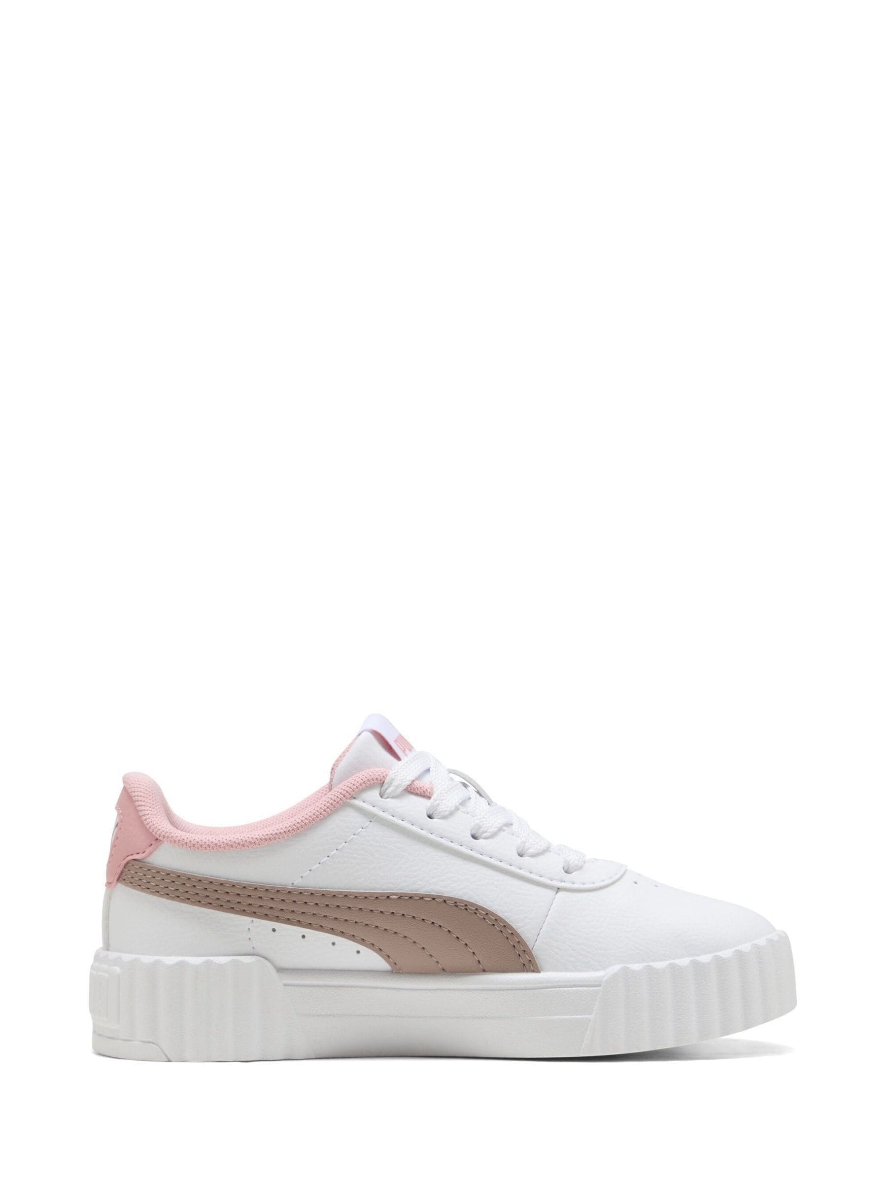 Buy Puma White/Beige Carina 3.0 Sneakers from Next USA