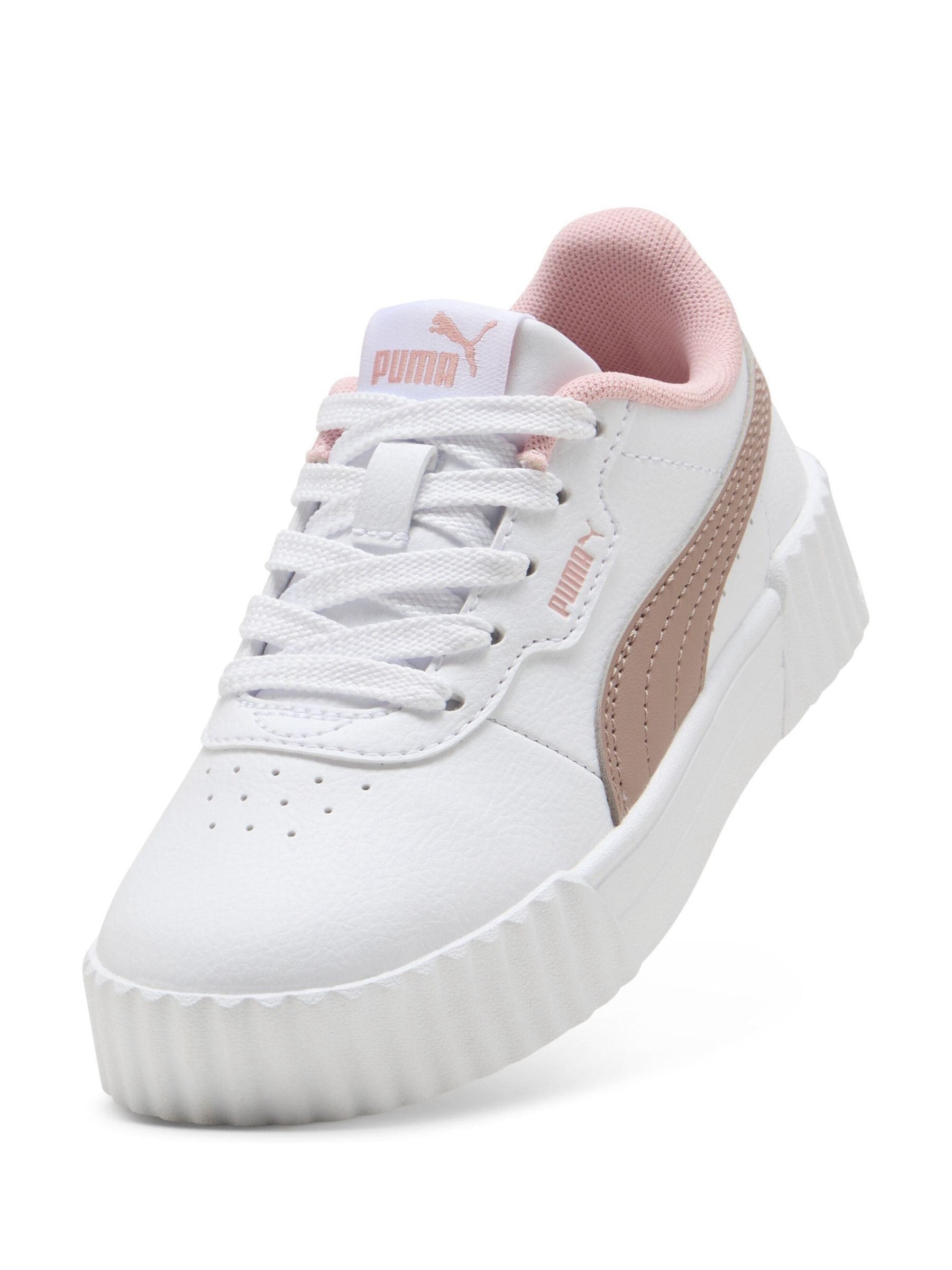 Buy Puma White/Beige Carina 3.0 Sneakers from Next USA