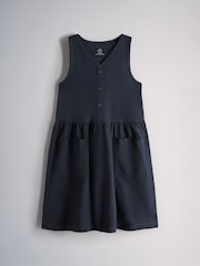 The Set 3 Pack Sleeveless Jersey Dresses with Pockets Blue/Navy/Stripe - Image 5 of 9