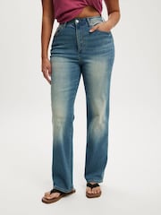 Cotton On Blue Curvy Stretch Straight Jeans - Image 1 of 5