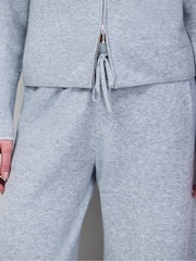 Ro&Zo Grey Knit Straight Leg Trousers - Image 4 of 6