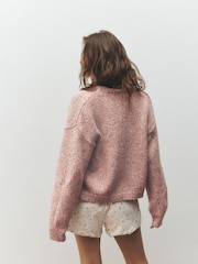 Pink Neppy Cardigan - Image 4 of 9