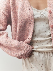Pink Neppy Cardigan - Image 5 of 9