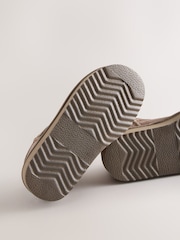 Mink Brown Standard Fit (F) Mini Suede Pull On Boots - Image 3 of 5