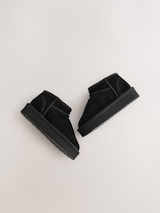 Black Standard Fit (F) Water Repellant Suede Pull On Boots - Image 5 of 5