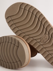 Tan Brown True Sheepskin Tall Pull On Boots - Image 4 of 5