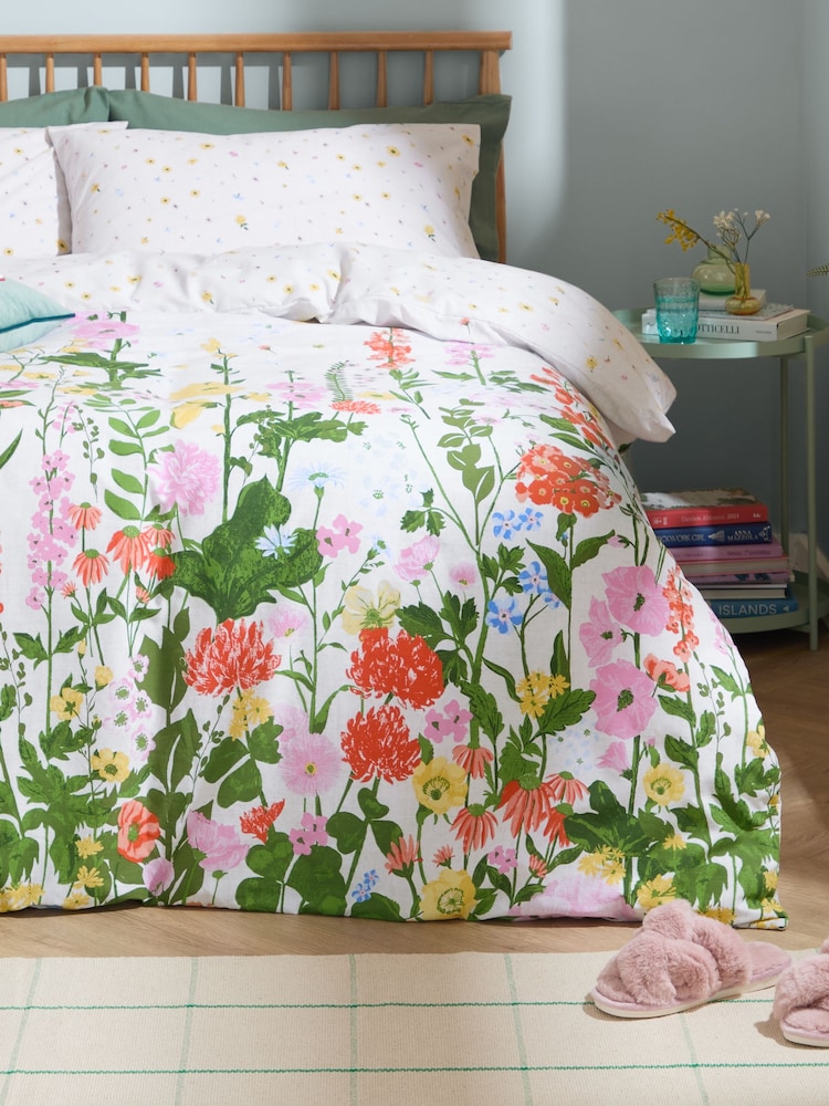 Furn Multicolour Cottage Garden Reversible Duvet Set - Image 4 of 4