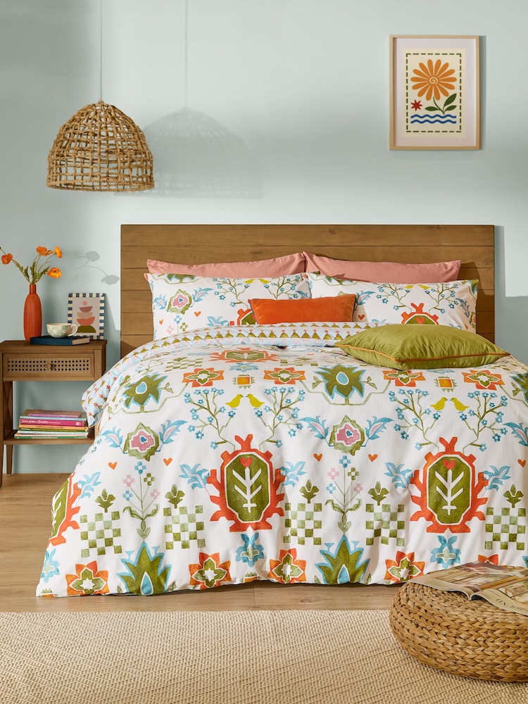 طقم لحاف مطبوع بوجهين من Furn Dilara - Image 1 of 4