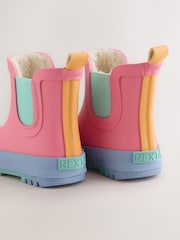 Pink Colourblock Chelsea Wellies - Image 3 of 4