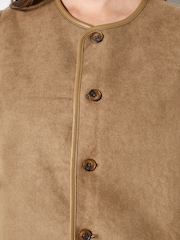 Apricot Brown Reversible Borg Gilet - Image 7 of 7