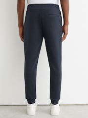 Reiss Airforce Blue Premier Stretch-Jersey Tailored Joggers - Image 5 of 6