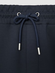 Reiss Airforce Blue Premier Stretch-Jersey Tailored Joggers - Image 6 of 6