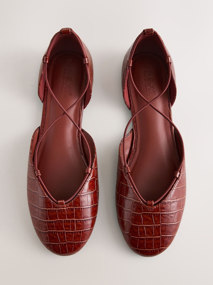 Tan Brown Forever Comfort® Two Part Ghillie Flats - Image 1 of 5 Tan Brown Forever Comfort® Two Part Ghillie Flats - Image 1 of 5
