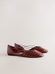 Tan Brown Forever Comfort® Two Part Ghillie Flats - Image 2 of 5