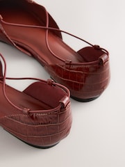 Tan Brown Forever Comfort® Two Part Ghillie Flats - Image 4 of 5