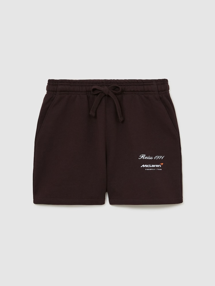 McLaren Racing Shorts aus Baumwolle mit Kordelzug - Bild 2 von 7