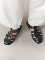 Black Forever Comfort® Fisherman Sandals - Image 2 of 10