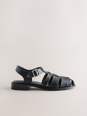Black Forever Comfort® Fisherman Sandals - Image 6 of 10