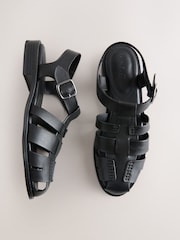 Black Forever Comfort® Fisherman Sandals - Image 8 of 10