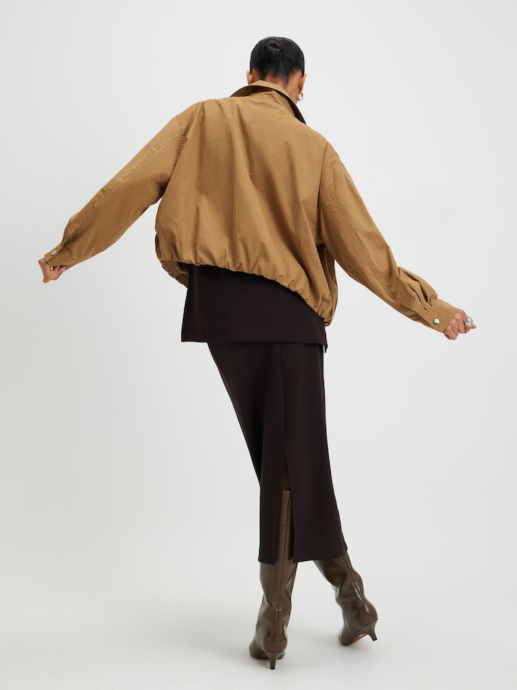 River Island Brown Premium Maxi Skirt - Image 2 of 4 River Island Brown Premium Maxi Skirt - Image 2 of 4