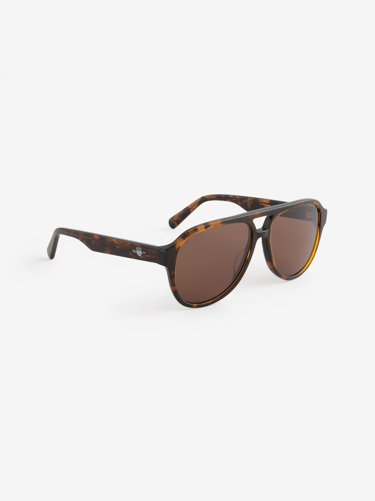 GANT Brown Metal Sunglasses - Image 1 of 1