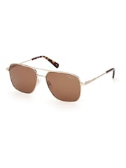 GANT Brown Metal Sunglasses - Image 4 of 8