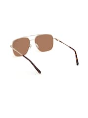 GANT Brown Metal Sunglasses - Image 5 of 8