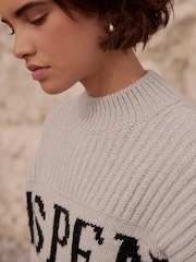Mint Velvet Grey Aspen Knit Jumper - Image 5 of 7